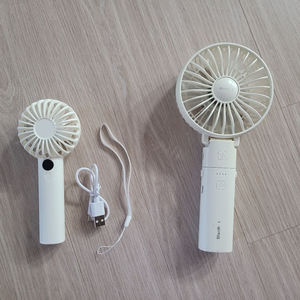 (새상품) 미니 핸디 선풍기 + 분리형 선풍기 이미지