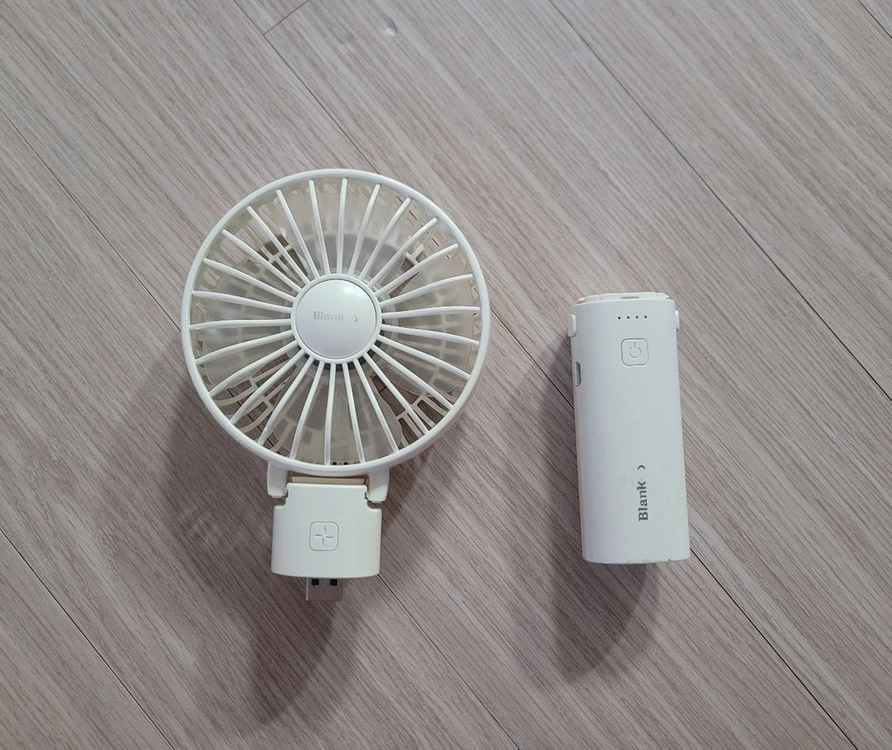 (새상품) 미니 핸디 선풍기 + 분리형 선풍기 이미지