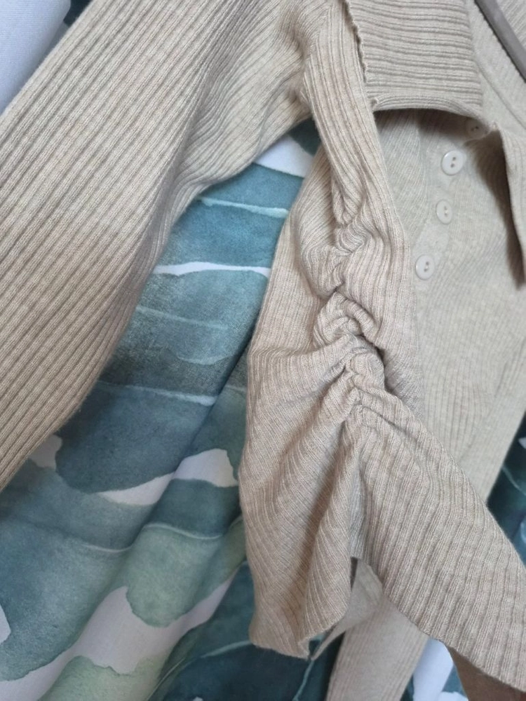 카라넥 골지 셔링 가디건외 2종 일괄 이미지