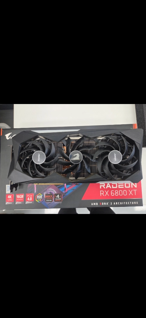 라데온 어로스 마스터 RX 6800xt 팝니다 이미지