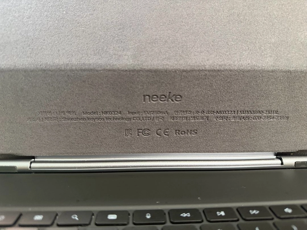 neeke ipad pro 용 블루투스 키보드 터치패드 이미지
