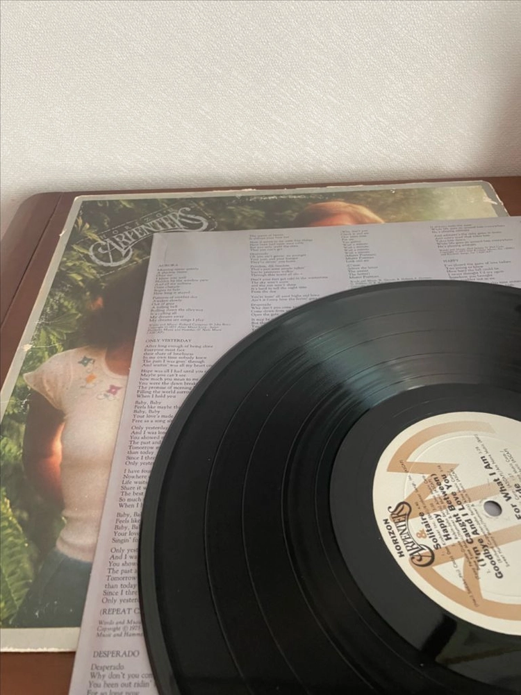카펜터스 Horizon LP 레코드 이미지