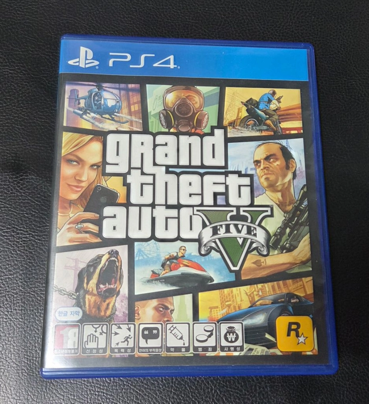 플스4 GTA5 한글판 (지도 포함) 이미지