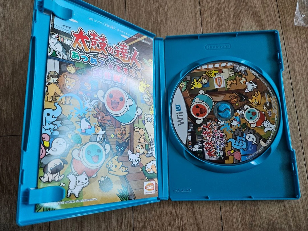 wii U 태고의 달인 15주년 한정판(친구들 대작전 타이틀) + 태고 토쿠모리 타이틀 일판 미개봉 이미지