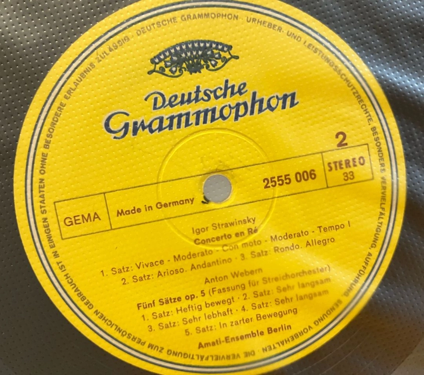 초반) DG Debut Amati-Ensemble Berlin LP 이미지