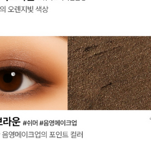 아이섀도우 브라운 컬러 206번 이미지