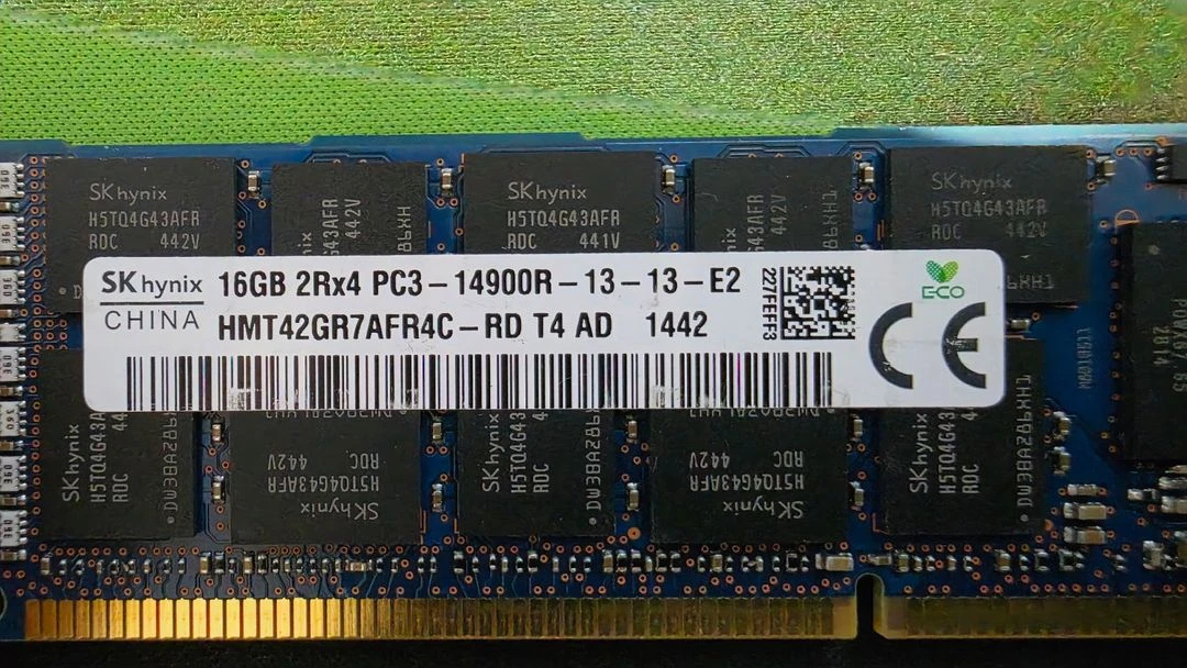 SK하이닉스 DDR3 16GB ECC REG 서버 메모리 PC3-14900R 이미지