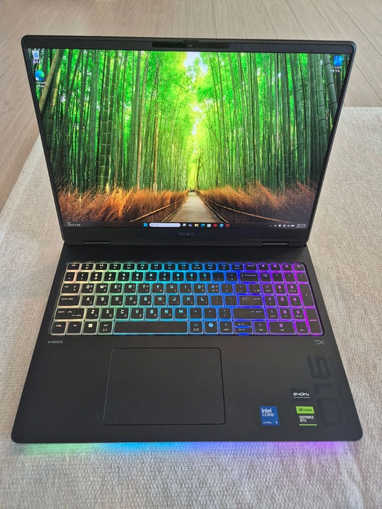 x5070ti /32기가/1테라 최신게이밍 노트북팝니다. - 안심되는 중고거래