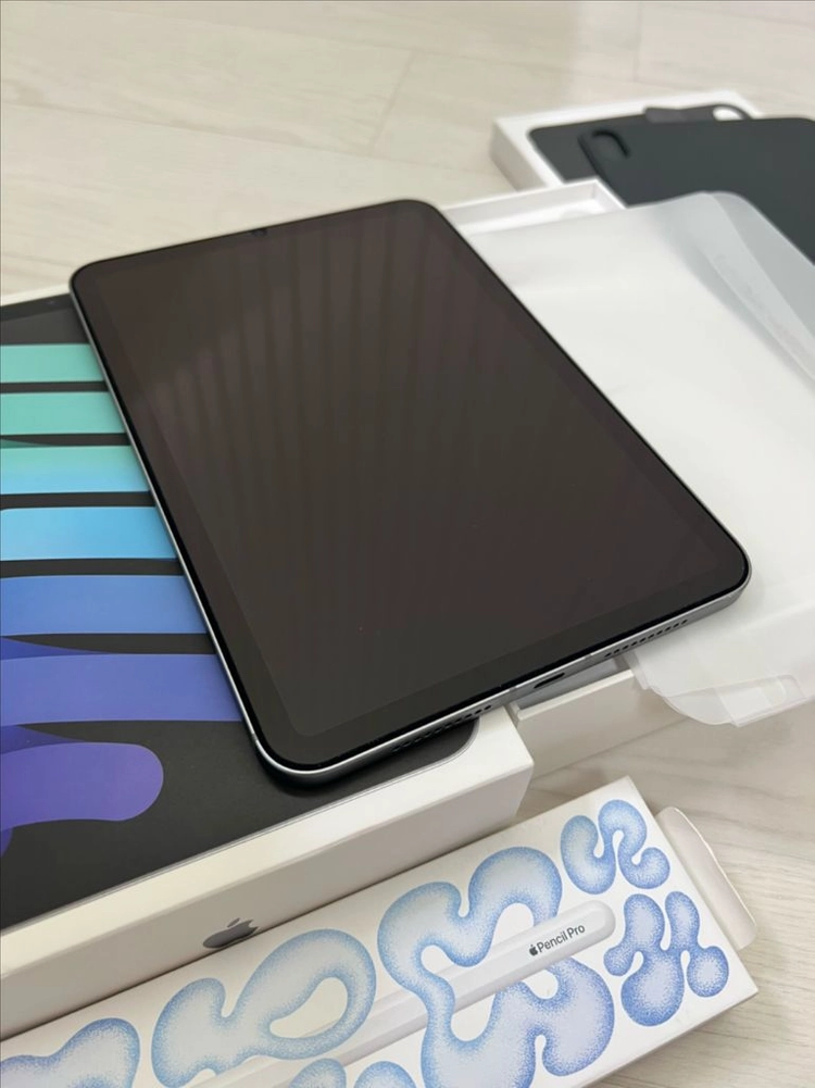 아이패드 미니 7세대(A17pro) 128gb 셀룰러 스페이스그레이 애케플 팝니다 +애플펜슬프로,정품폴리오 등 이미지