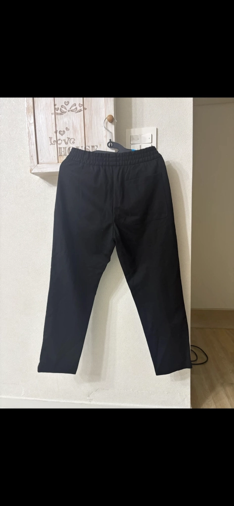 타임 블랙 사이드라인 팬츠 이미지