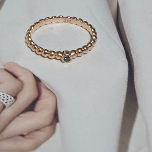 14k 청다이아 반지 이미지