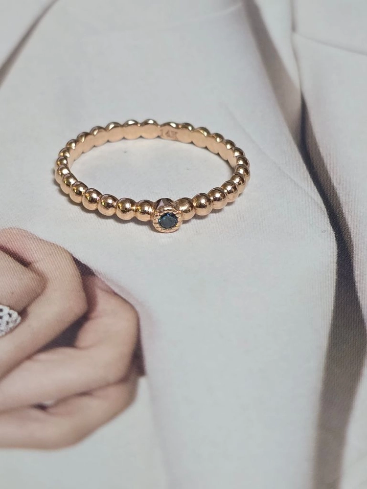 14k 청다이아 반지 이미지
