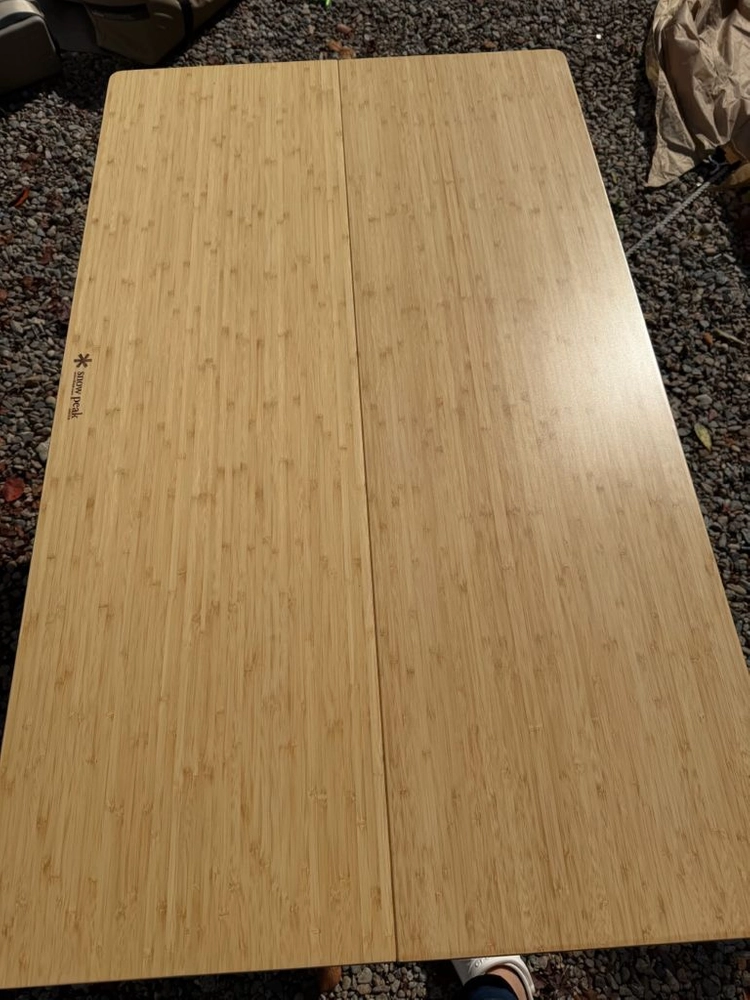 스노우피크 원액션테이블롱 Light Bamboo (LV-015TL) 1회 사용 판 이미지