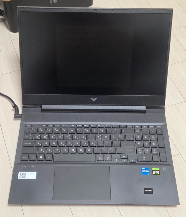 HP 빅터스 i5-12500h 3060 게이밍 노트북(하자) - 안심되는 중고거래