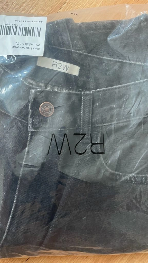 r2w Black High flare jeans 레투 블랙진 청바지 레디투웨어 이미지