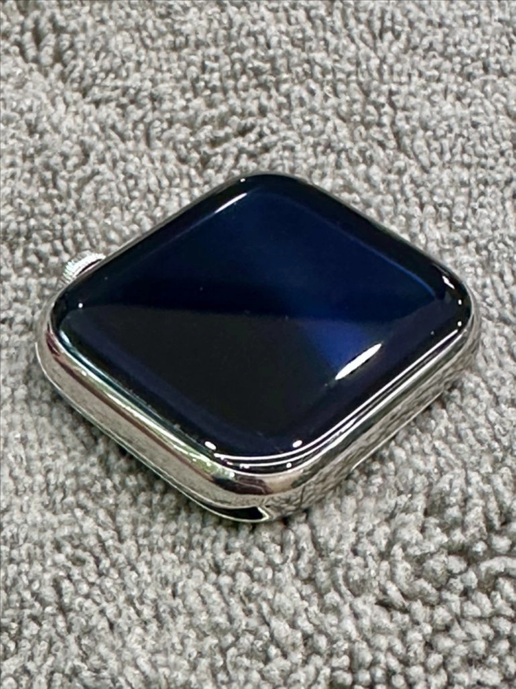 애플워치8 에르메스 45mm 스테인리스 실버 단품 이미지