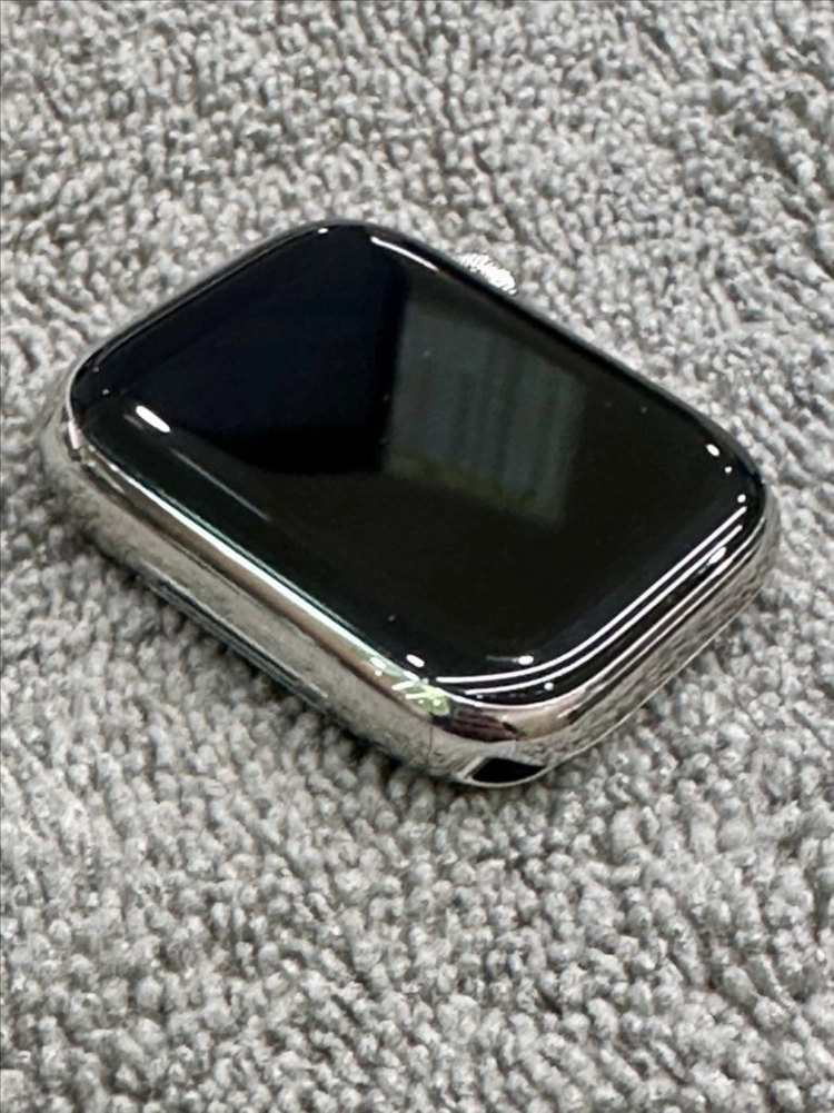 애플워치8 에르메스 45mm 스테인리스 실버 단품 이미지