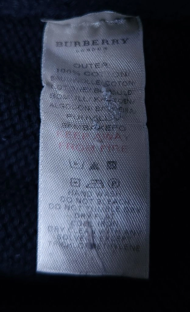 Burberry 버버리 아동용 니트 집업 가디건 140 이미지