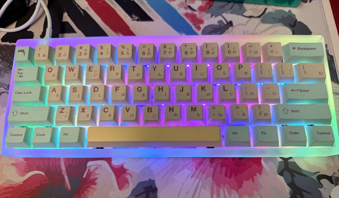 베놈 venom 60he 6.25 RGB 래피드 게이밍 키보드 이미지