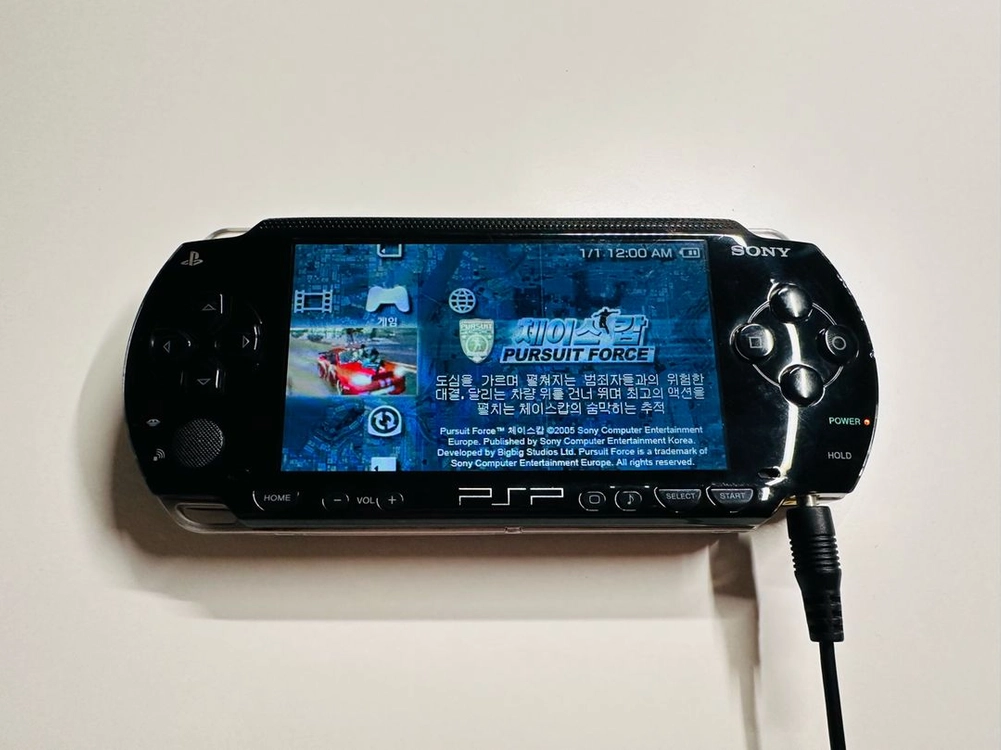 소니 PSP-1005 피아노 블랙 한글 정발판 판매 (3005, GO) 이미지