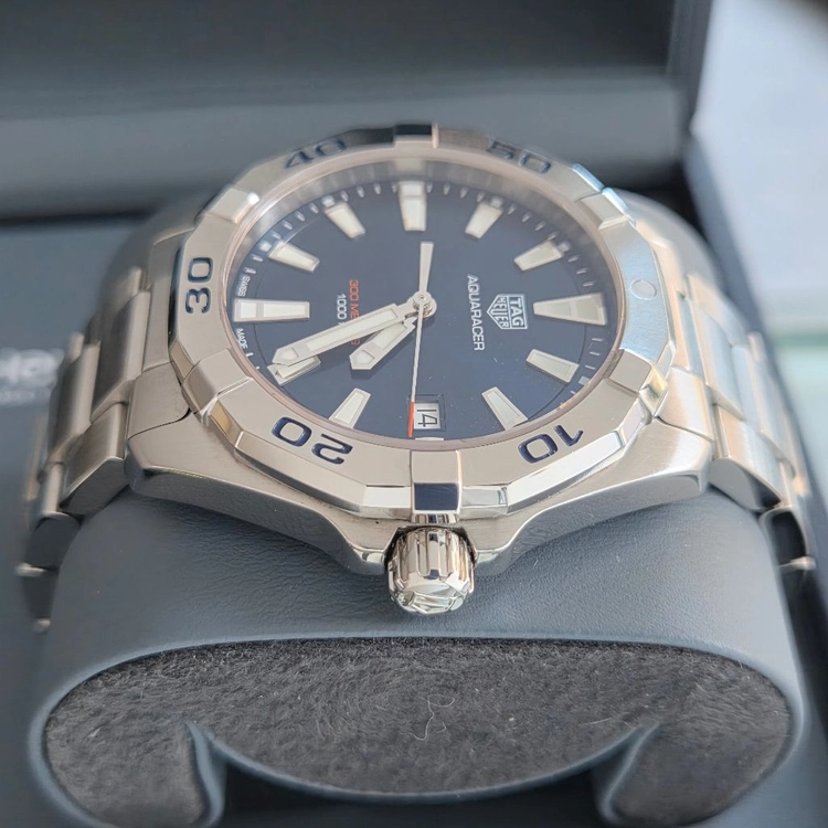 태그호이어 아쿠아레이서 300 쿼츠 청판 41mm WBD1112(2019년식) 이미지