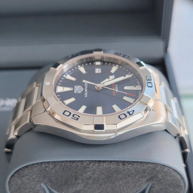 태그호이어 아쿠아레이서 300 쿼츠 청판 41mm WBD1112(2019년식) 이미지