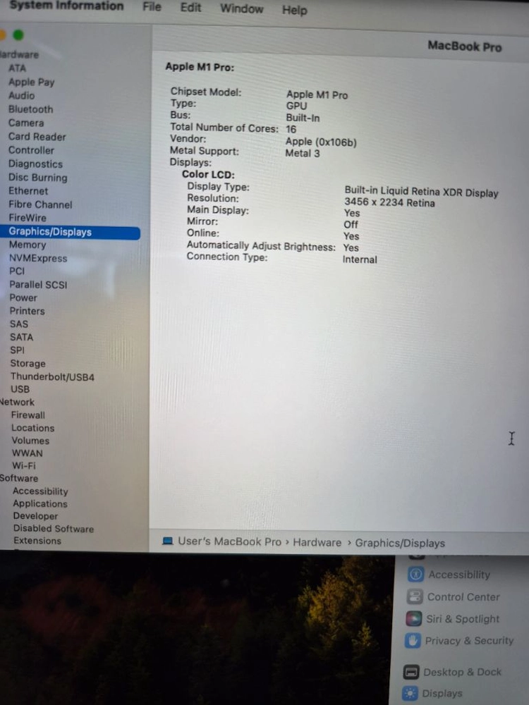 애플 MacBook Pro 16인치 2021년형 이미지