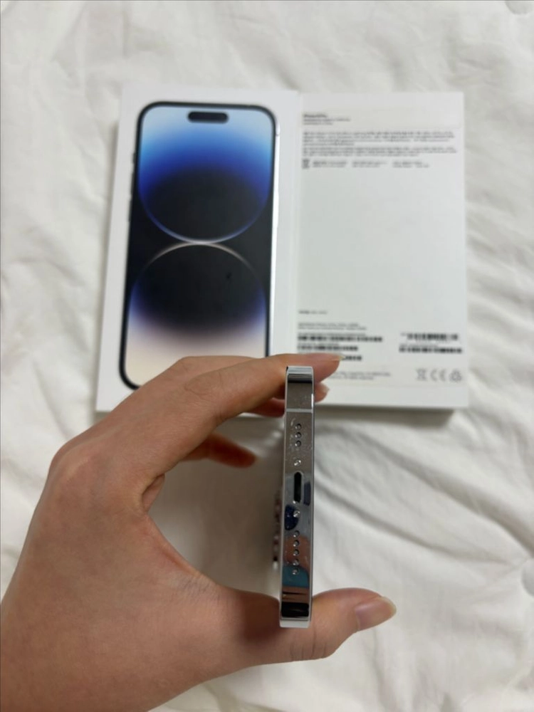 새상품급 아이폰 14pro256GB 실버 (배터리89%) 이미지