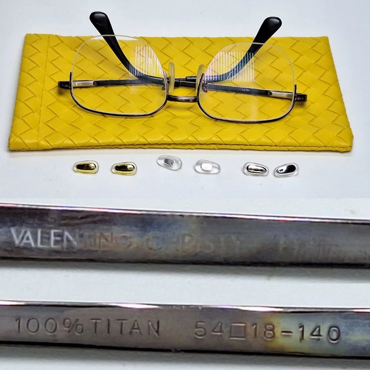 VALENTINO CHRISTY 100% 티타늄 안경테 안경 54mm 일본 제조 수입 빈티지 레트로 클래식 아이웨어 이미지