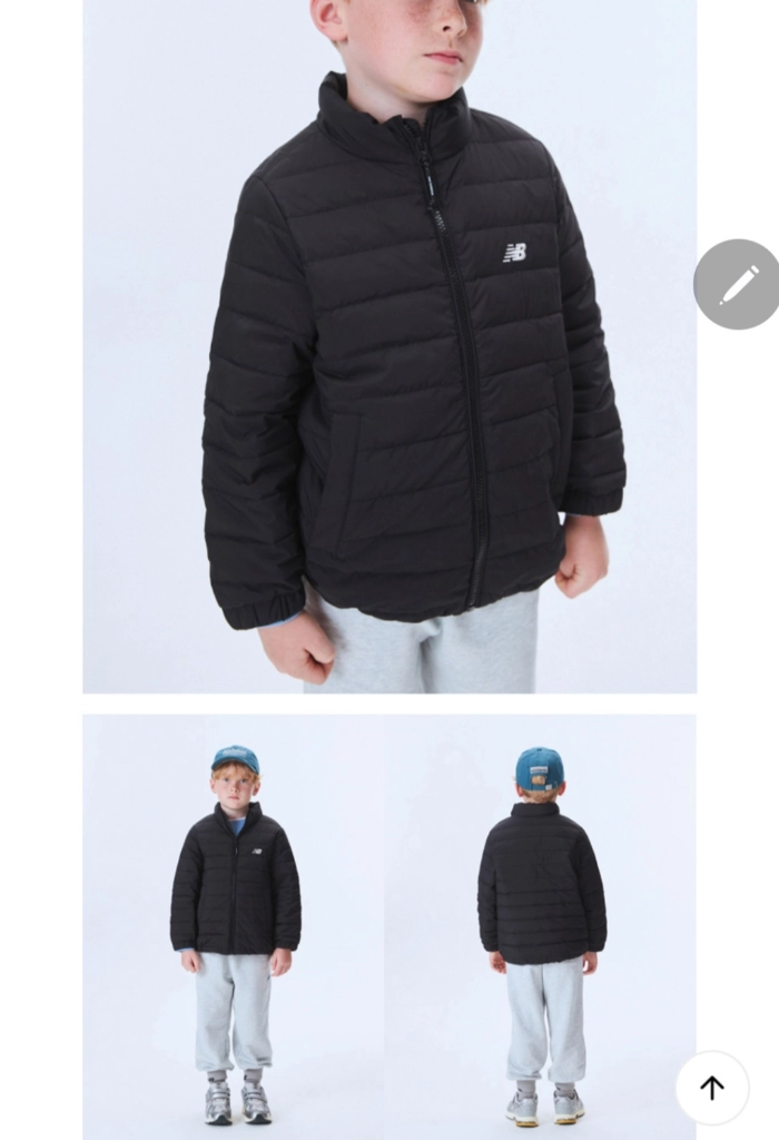뉴발란스키즈 덕다운 초경량패딩 이미지
