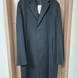 [105]타임옴므 24fw 캐시미어 테일러드 코트 다크그레이 새상품 이미지