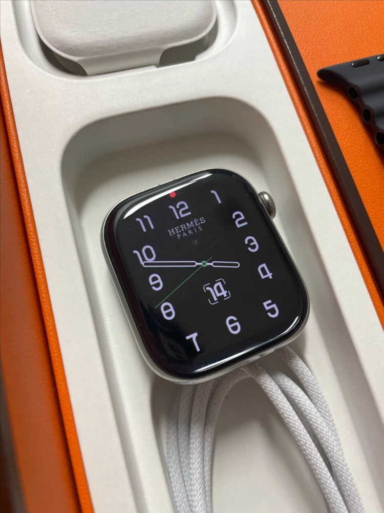 애플워치11에르메스 46mm 실버 S급 이미지