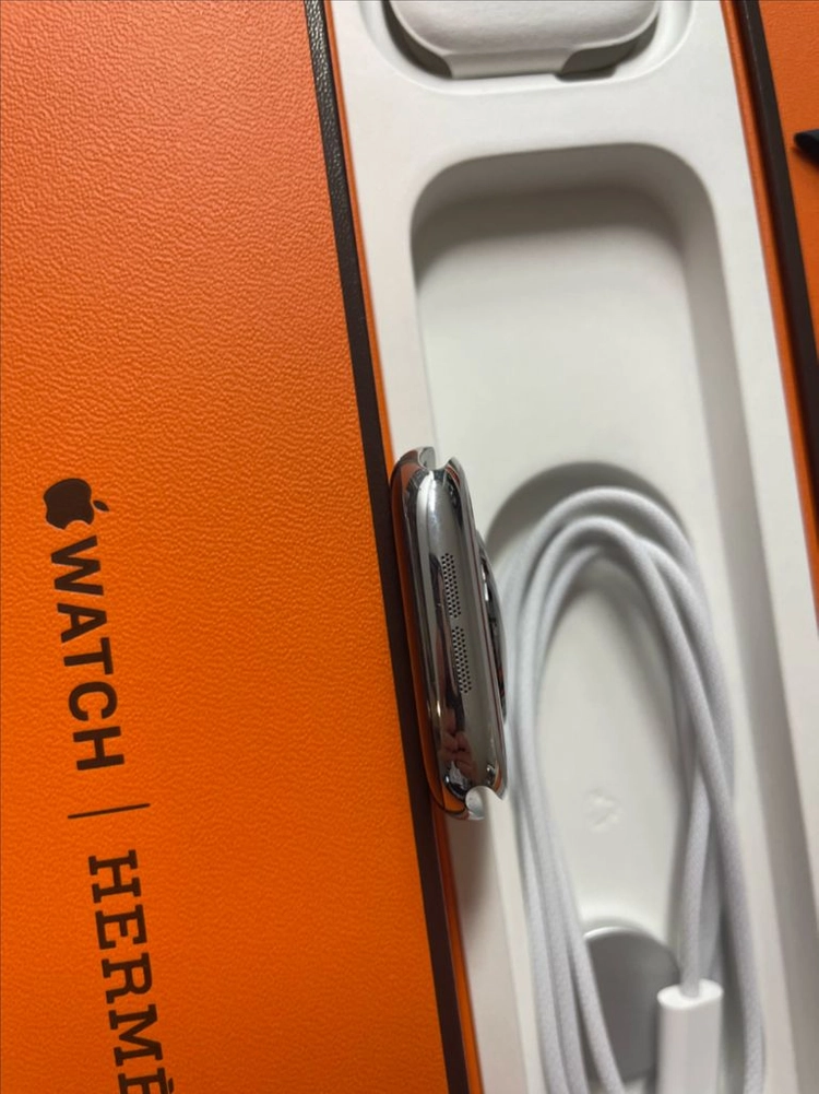 애플워치11에르메스 46mm 실버 S급 이미지