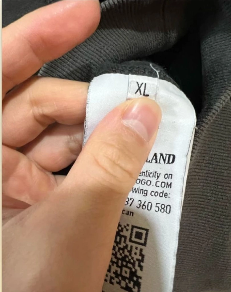 스톤아일랜드 워싱 브라운맨투맨 xl 이미지