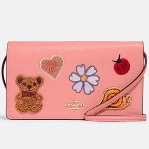 [한정판 새상품] COACH 코치 안나 폴드오버 크로스백 Anna CC469 클러치 이미지