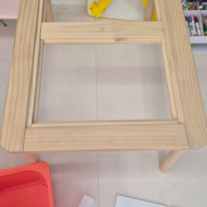 이케아 플리사트 테이블 + 수납함 2개 + 어린이 의자 2개 일괄 이미지