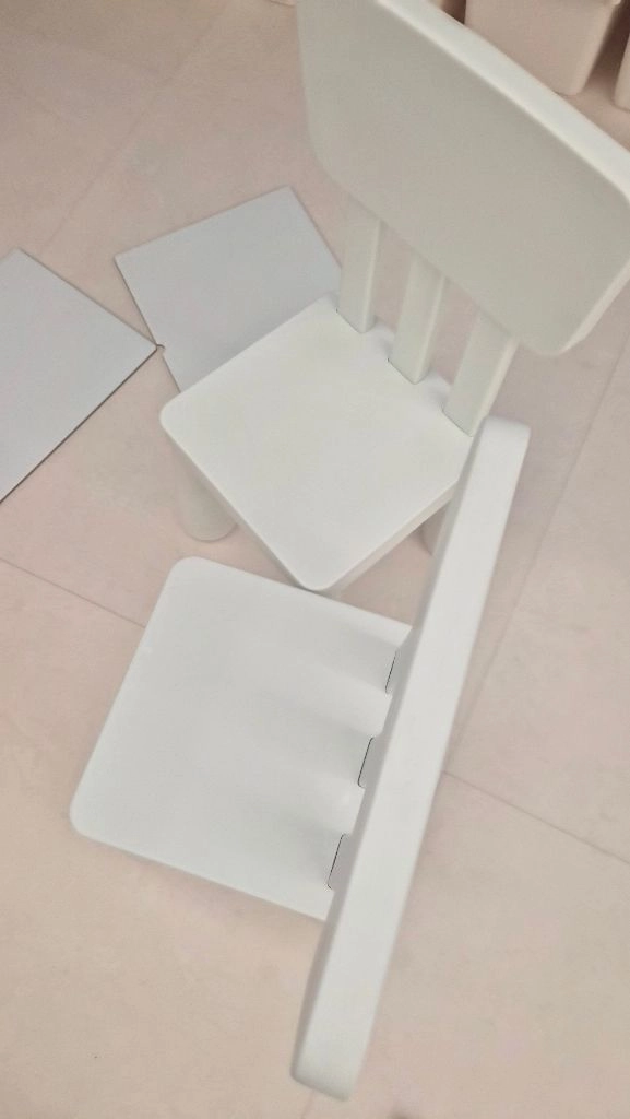 이케아 플리사트 테이블 + 수납함 2개 + 어린이 의자 2개 일괄 이미지
