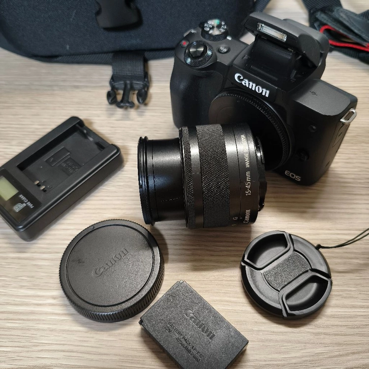 캐논 m50 카메라 + 렌즈킷 이미지