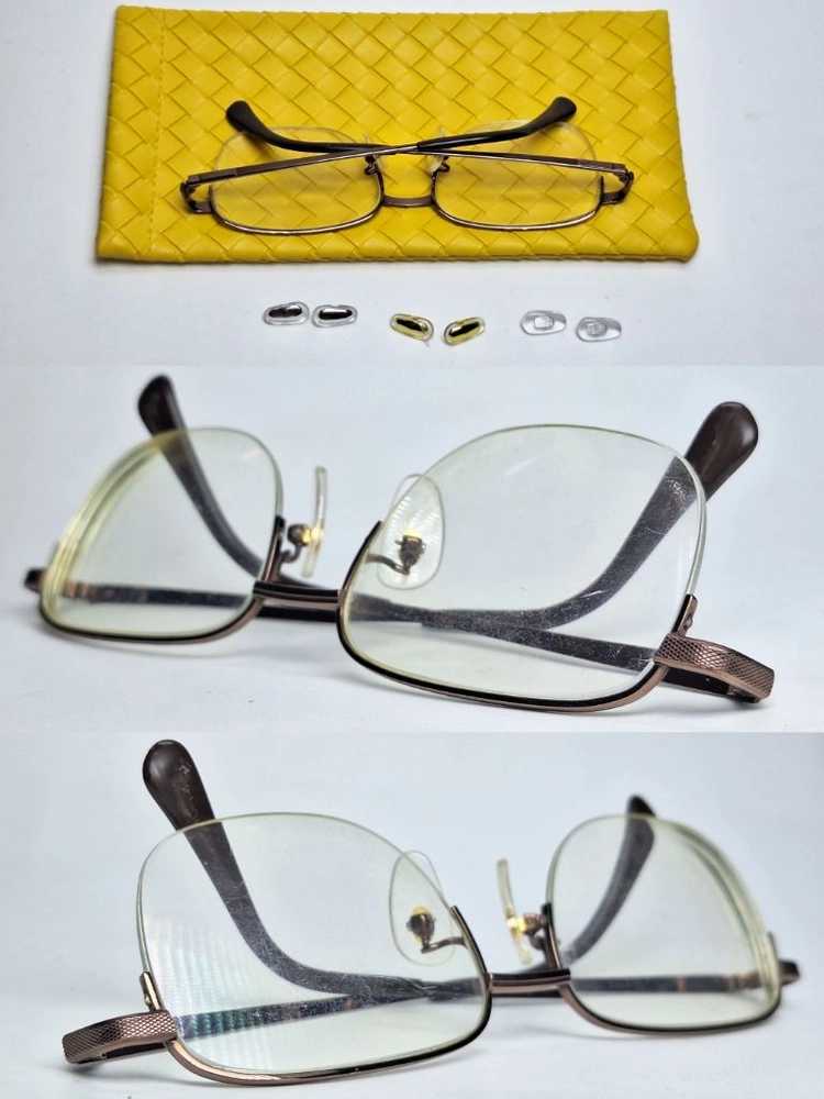 니콘 SEPHORT SE9501T 안경테 안경 52mm 반무테 순 테타늄 일본 제조 수입 빈티지 클래식 레트로 복고 이미지