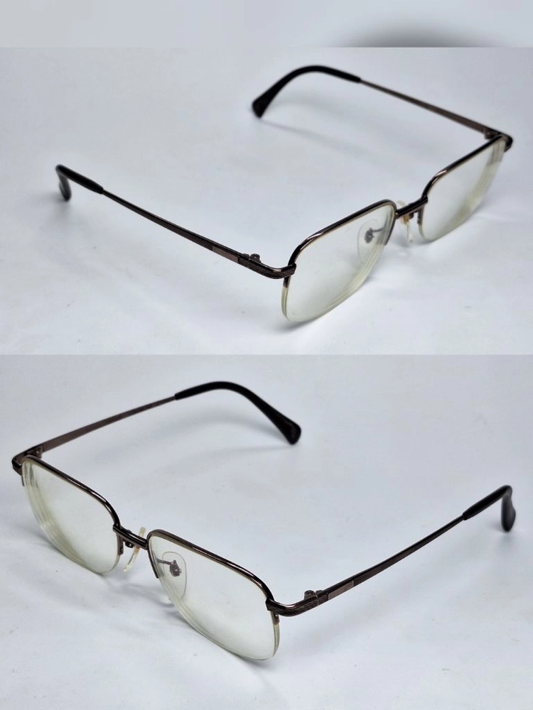 니콘 SEPHORT SE9501T 안경테 안경 52mm 반무테 순 테타늄 일본 제조 수입 빈티지 클래식 레트로 복고 이미지