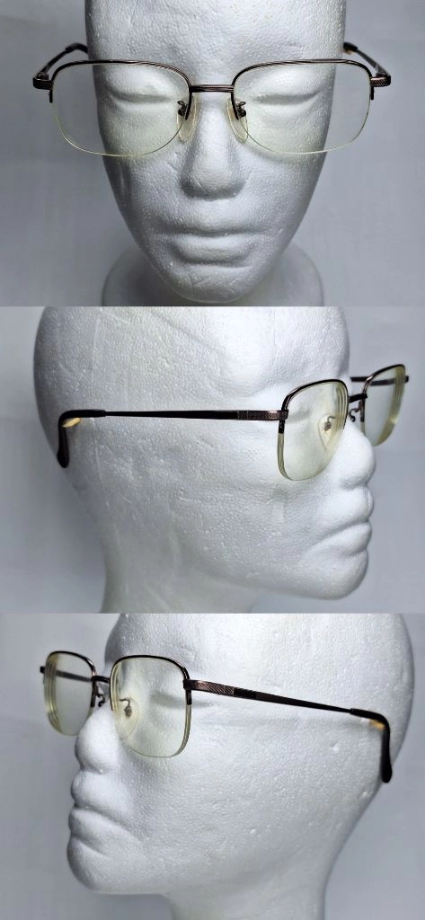 니콘 SEPHORT SE9501T 안경테 안경 52mm 반무테 순 테타늄 일본 제조 수입 빈티지 클래식 레트로 복고 이미지