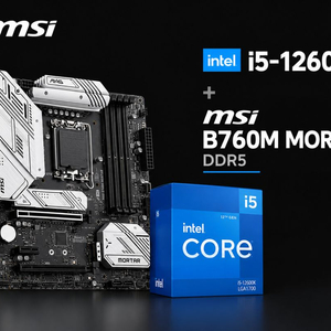 25일까지만 판매) 12600K + MSI B760M 박격포 DDR5 세트 또는 개별 팝니다 이미지