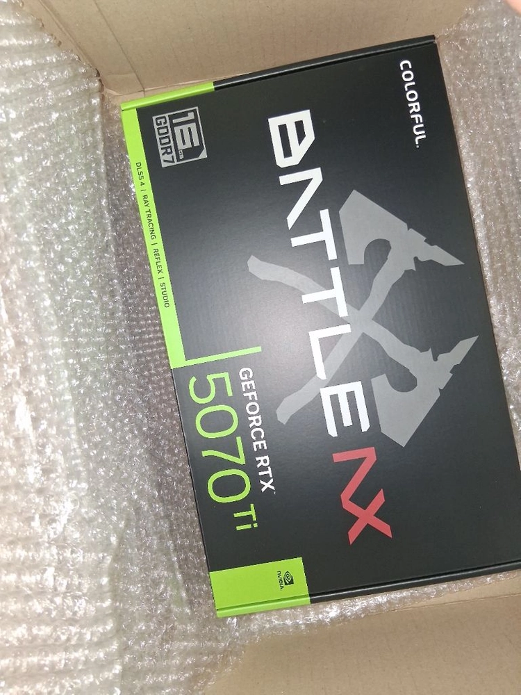컬러풀 지포스 rtx5070ti 배틀 ax sff d7 16g 팝니다 - 안심되는 중고거래