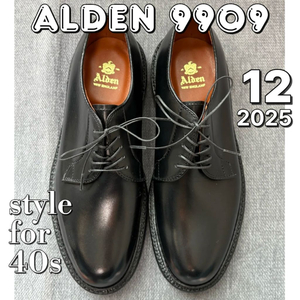 Alden 알든 9909 카프스킨 더비 슈즈 7d 이미지