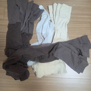 스타킹 재색, 흰색, 아이보리색 일괄 이미지