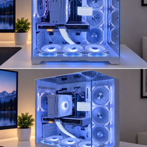 라이젠5 9600X RTX5060TI 화이트 신품PC 이미지