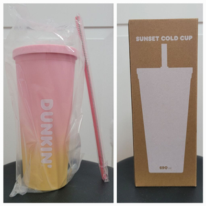 (새제품) 던킨도너츠 텀블러 콜드컵 690ml 이미지