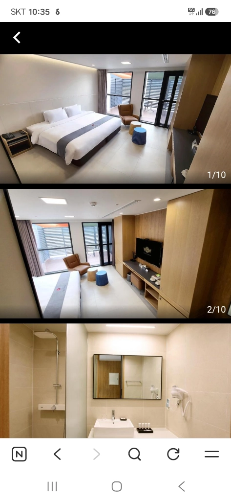 호텔 스카이파크 대전 발코니 퀸룸 숙박권 이미지