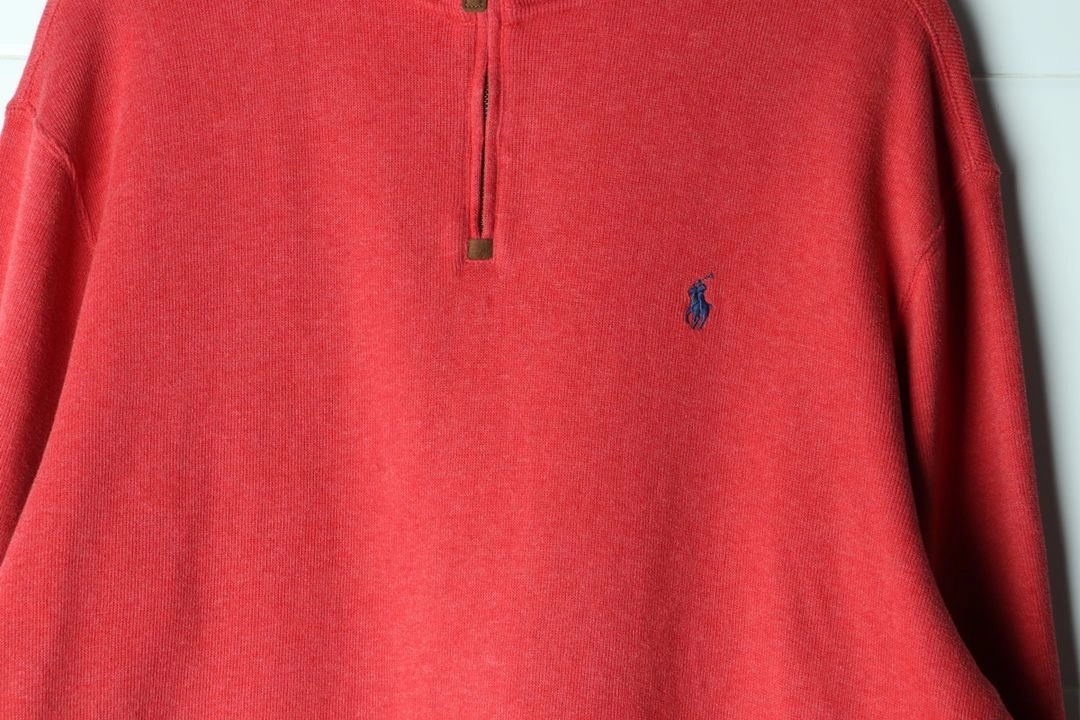 (XL-2XL) 폴로 랄프로렌 니트 USA 반집업 이미지