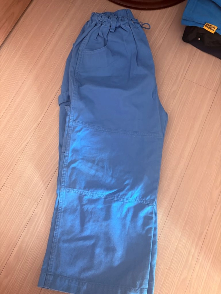 히로 와이드 치노 팬츠 블루 130 이미지